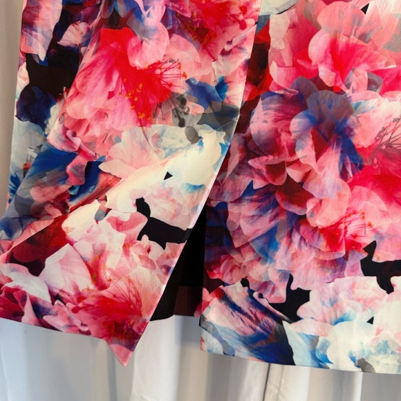 Betsey Johnson Floral Scuba Sheath Midi Dress Stretch Women’s 12 - Picture 8 of 11